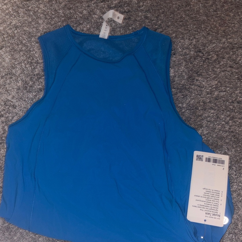 Blue Sculpt Tank NWT